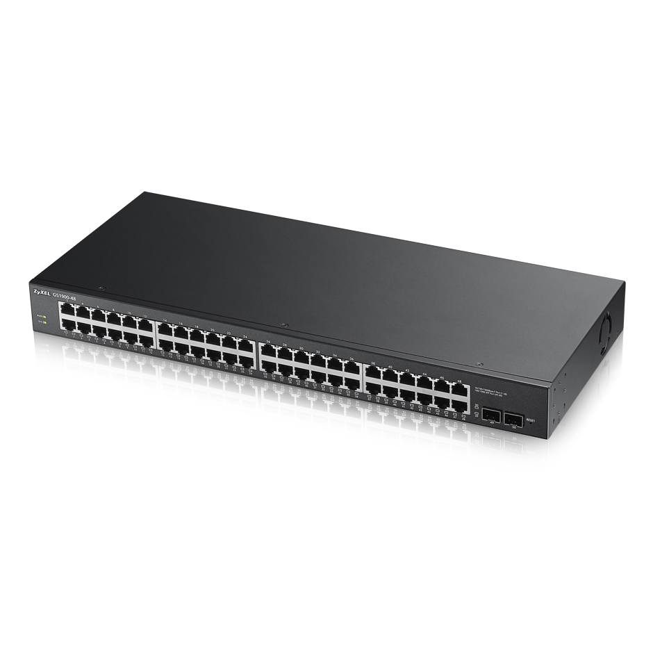 ZyXEL GS1900-48 Network Switches - Black