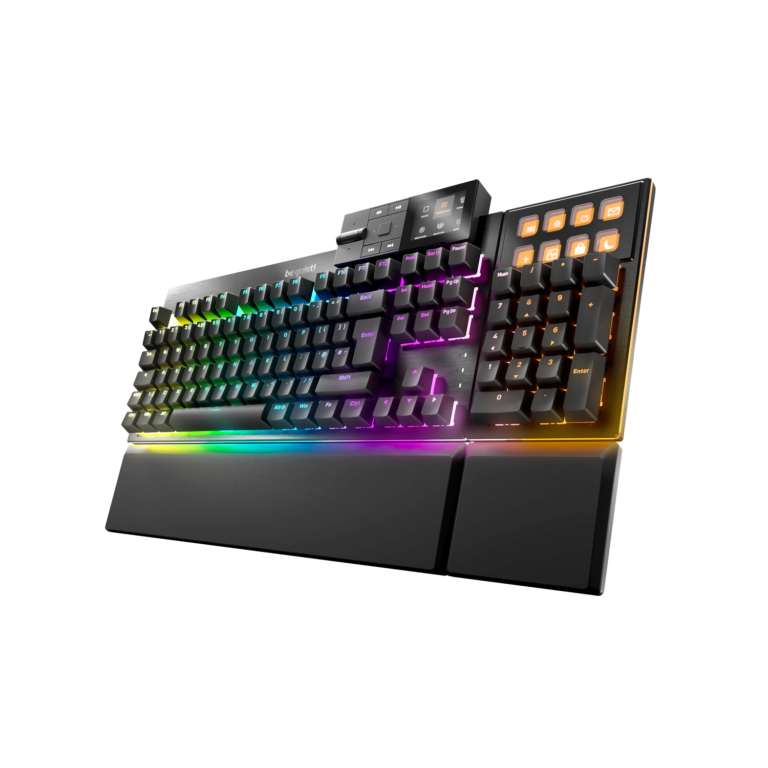 be quiet! Dark Mount Silent Linear UK ISO keyboard Gaming USB QWERTY UK English Black