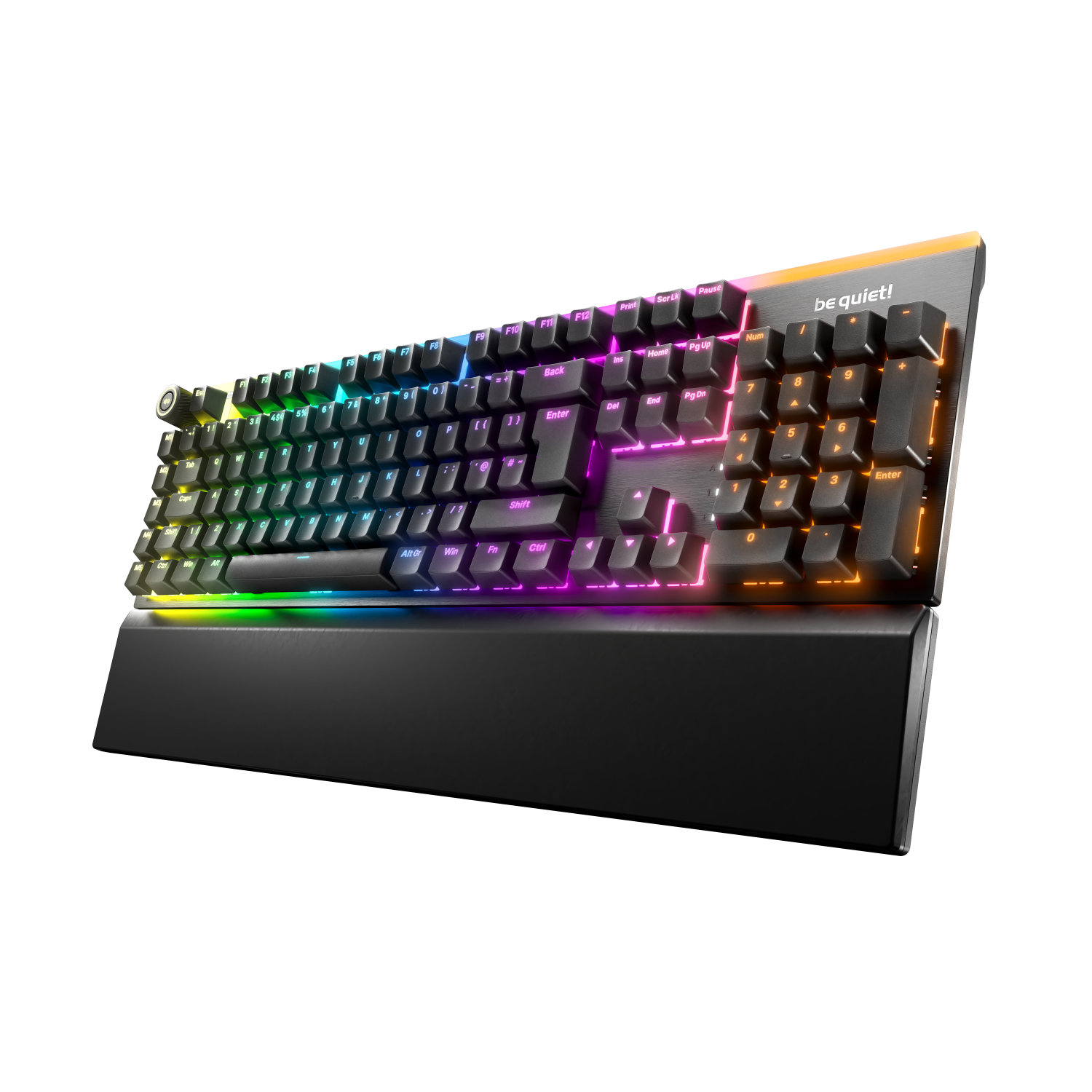 be quiet! Light Mount Silent Linear UK ISO keyboard Gaming USB QWERTY UK English Black