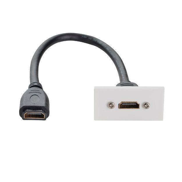 connektgear 50mm Wall Plates & Switch Covers - White