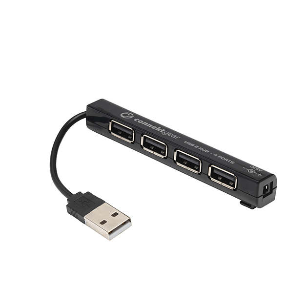 connektgear 4 Port Hub USB 2 - Bus Powered - Black