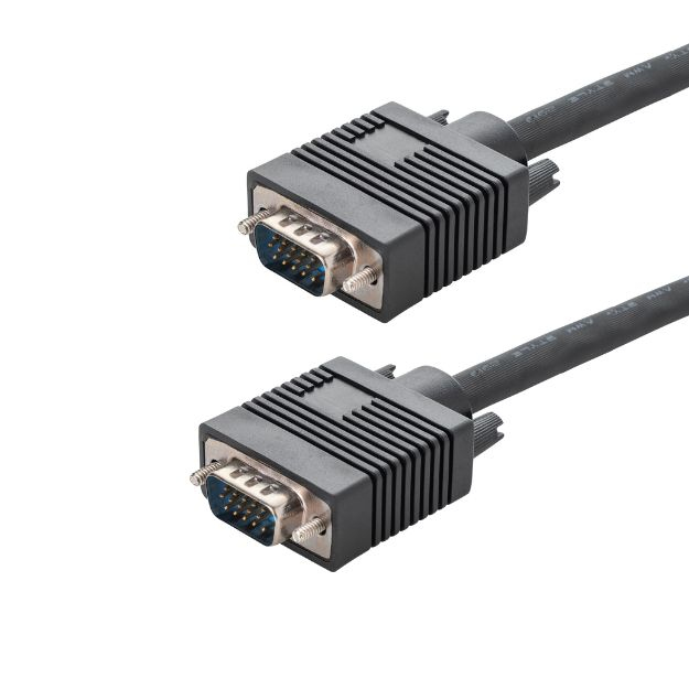connektgear 1m VGA Monitor Connector Cable - Male to Male - Fully Wired
