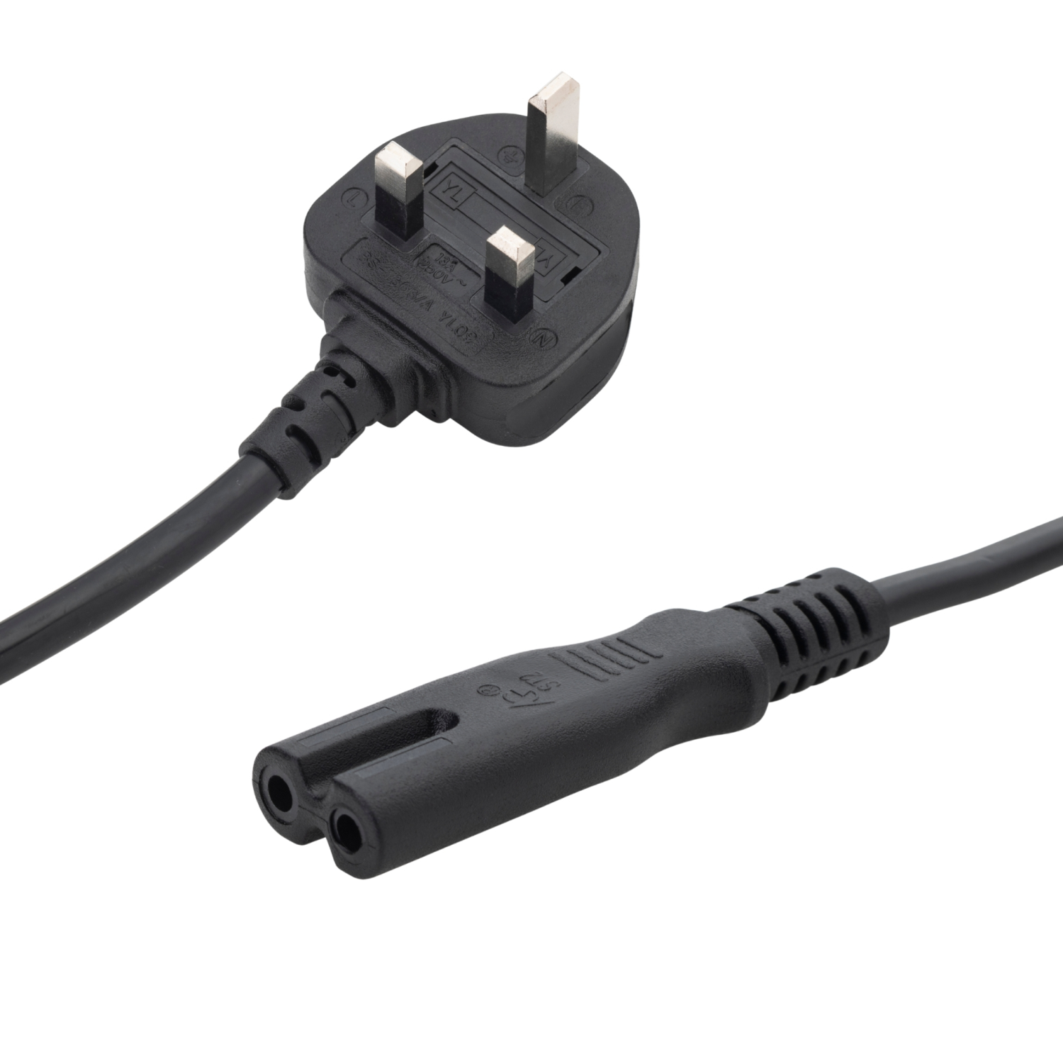 connektgear 3m UK Mains Power Cable - UK Plug to C7 (Figure 8) Socket