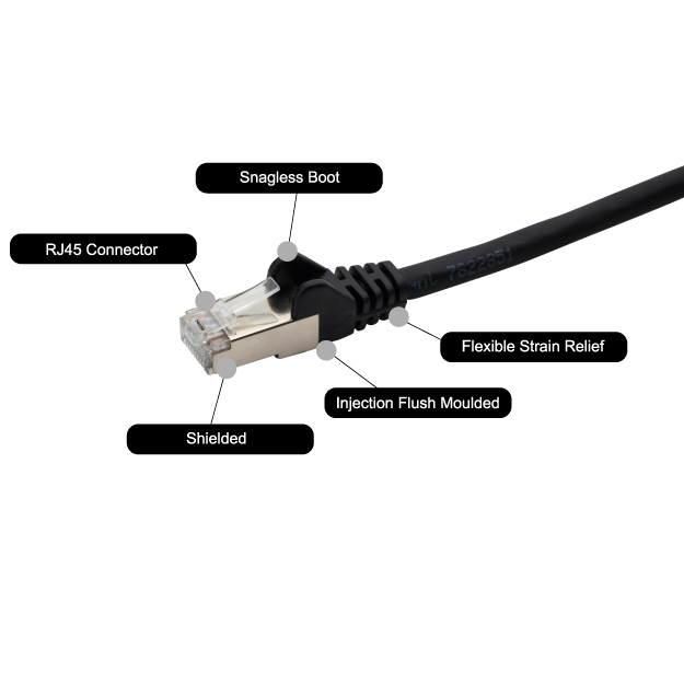 connektgear 37-0050BK Networking Cables - Black
