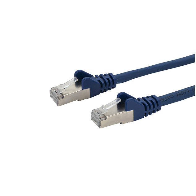 connektgear 10m RJ45 CAT6a SSTP Stranded Flush Moulded LS0H Network Cable - 26AWG - Blue