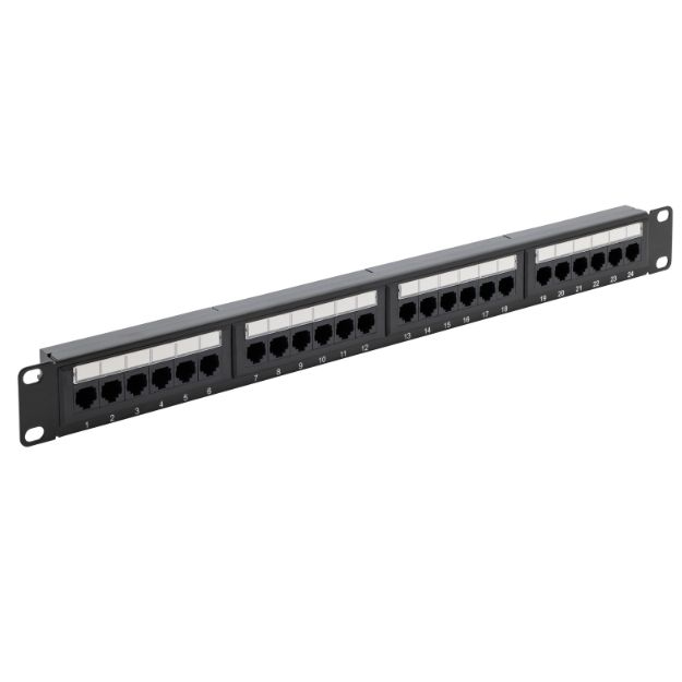 connektgear Cat6 Patch Panels - Black