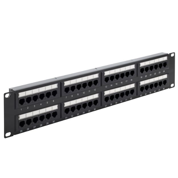 connektgear Cat6 Patch Panels - Black