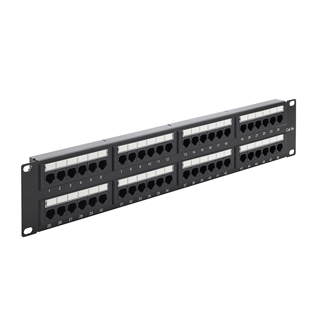 connektgear Cat5e Patch Panels - Black