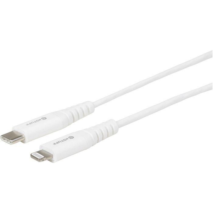 eSTUFF USB-C Lightning Cable MFI 2m White