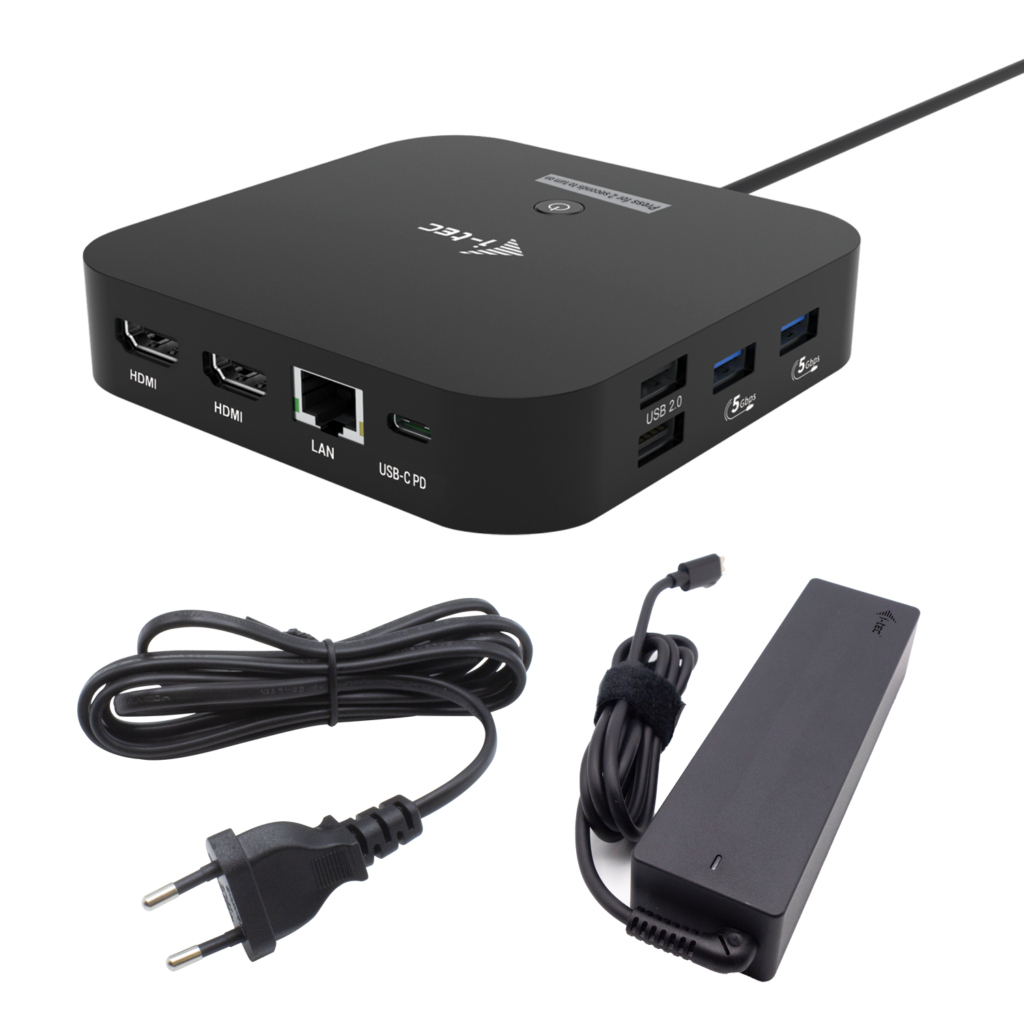 i-tec 100W Laptop Docks & Port Replicators - Black