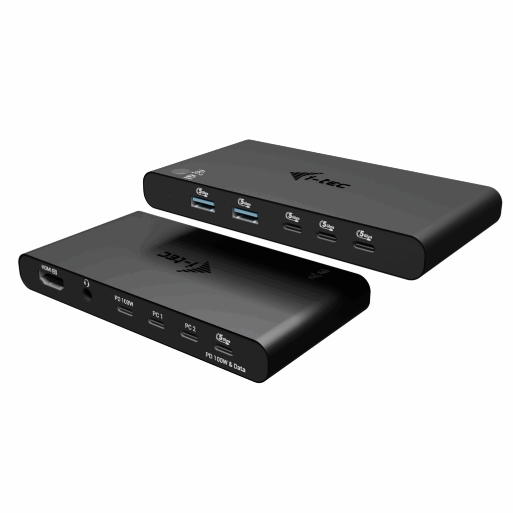 i-tec 100W Laptop Docks & Port Replicators - Black