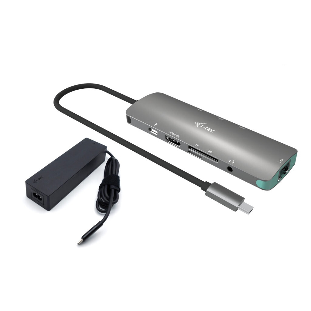 i-tec 100W Laptop Docks & Port Replicators - Grey