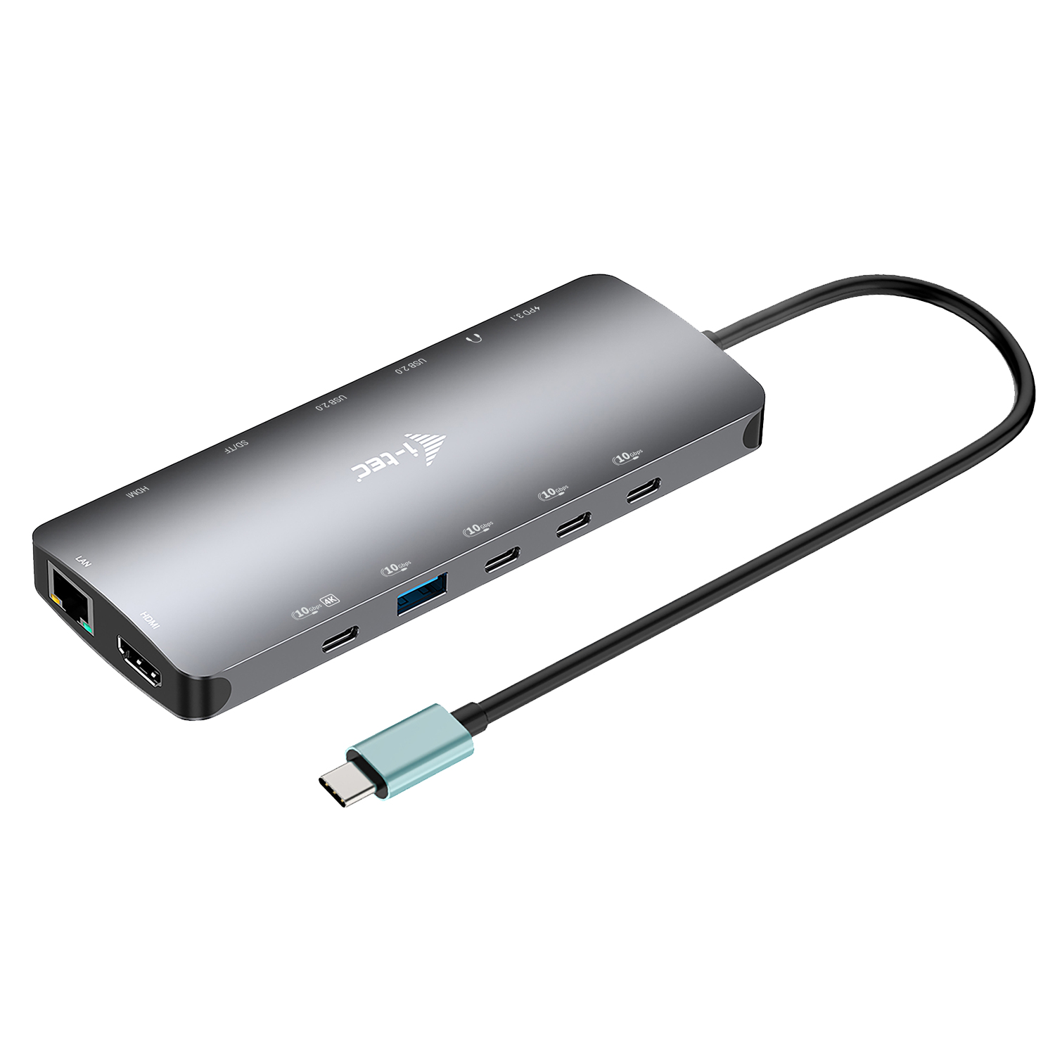 i-tec 140W Laptop Docks & Port Replicators - Grey