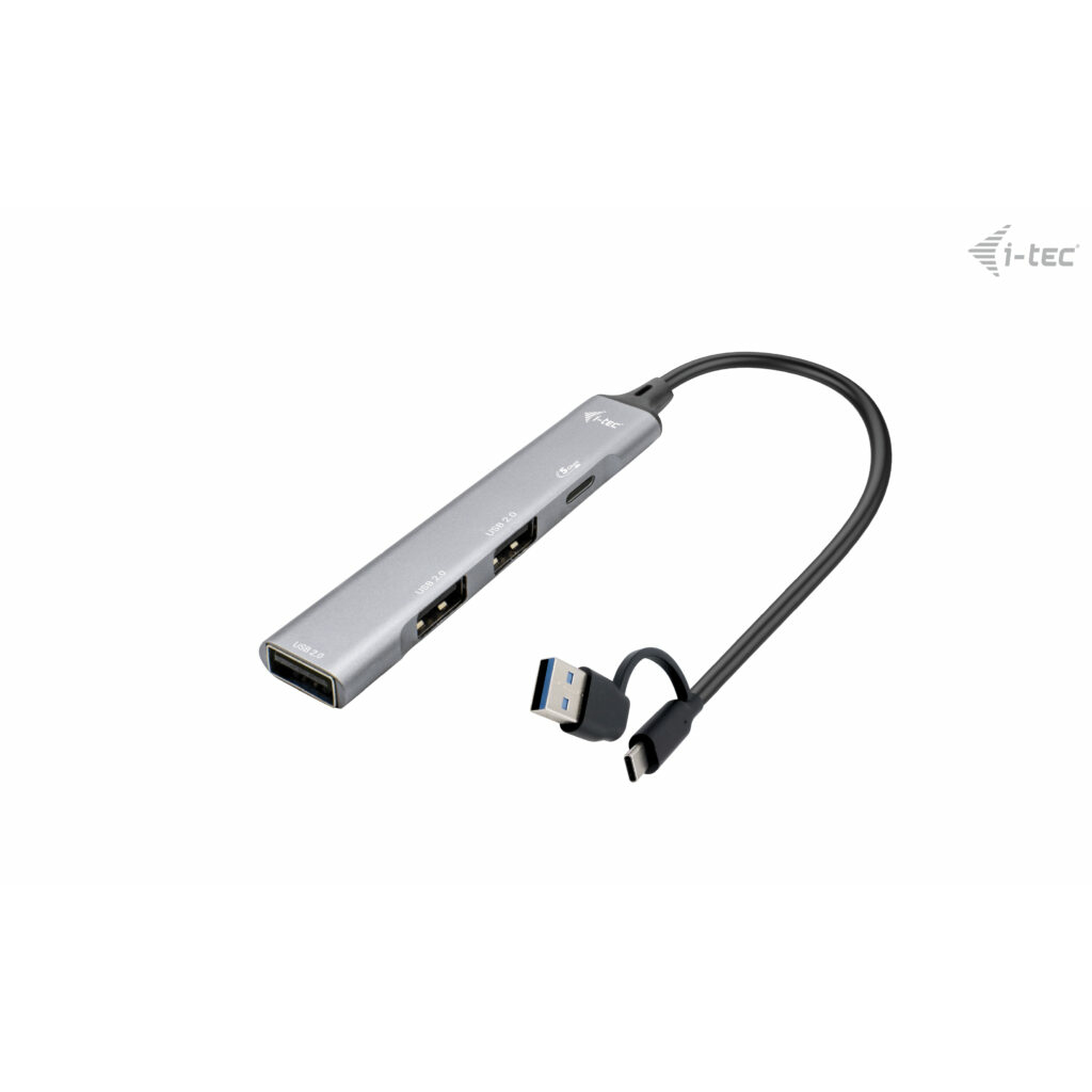 i-tec USB-C/USB-A Metal HUB 1x USB 3.0 + 3x USB 2.0