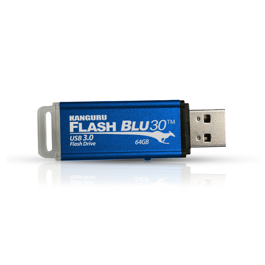 iStorage FlashBlu30 USB Flash Drives - Blue