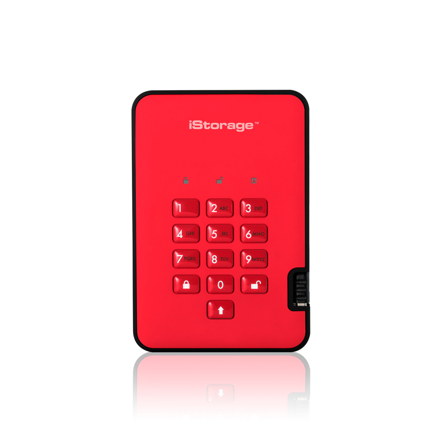 iStorage diskAshur2 External Solid State Drives - Red