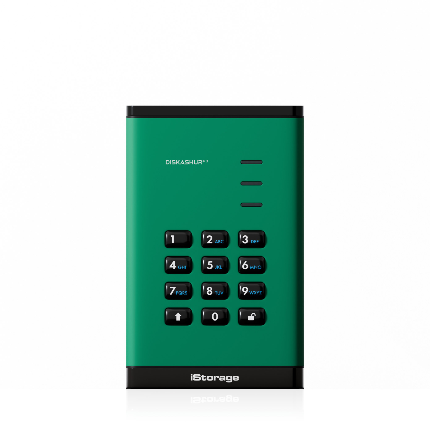 iStorage diskAshur3 External Hard Drives - Green