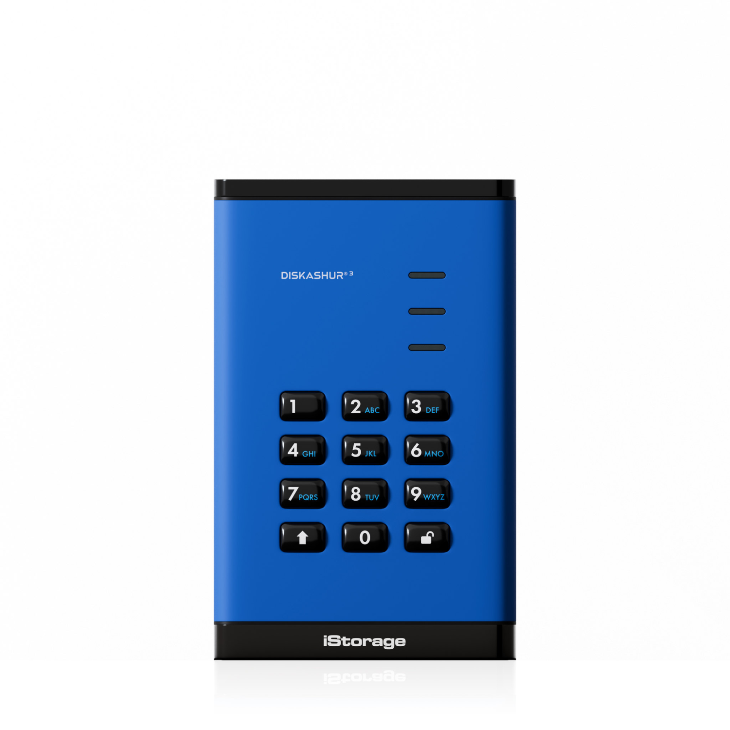 iStorage diskAshur3 External Solid State Drives - Blue