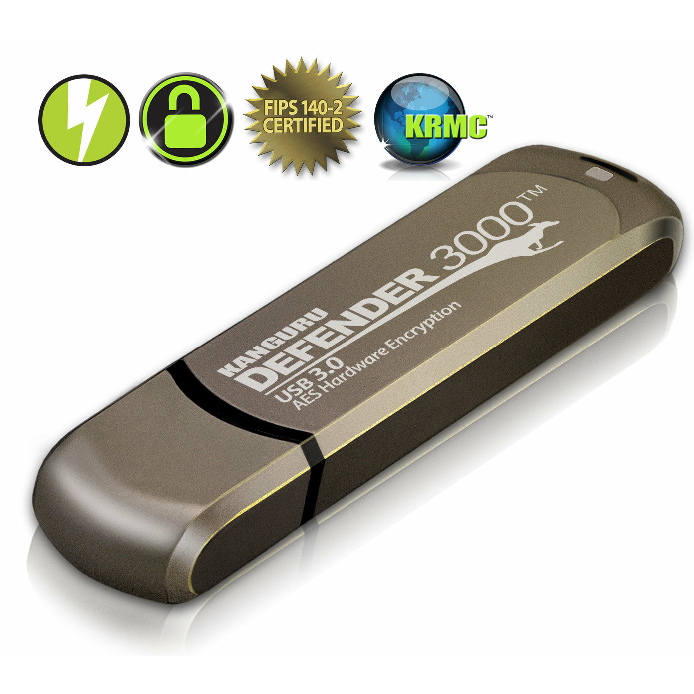 iStorage 3000™ USB Flash Drives - Bronze