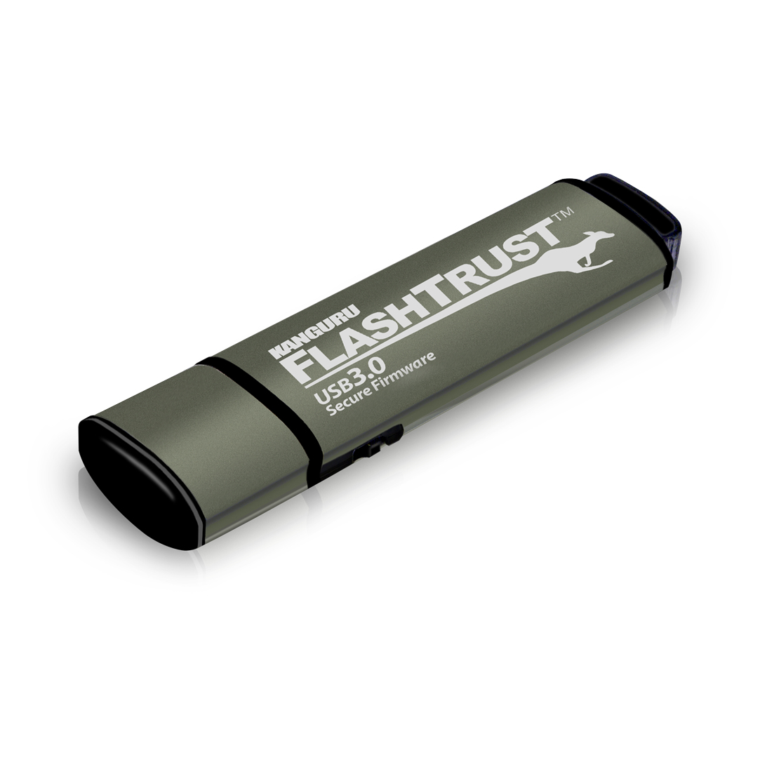 iStorage Kanguru FlashTrust™ USB 3.0 64 GB |Secure Flash Drive| Secure Firmware | Physical Write Protect Switch |Protects Against BadUSB | Compliance with NIST requirements for implementation