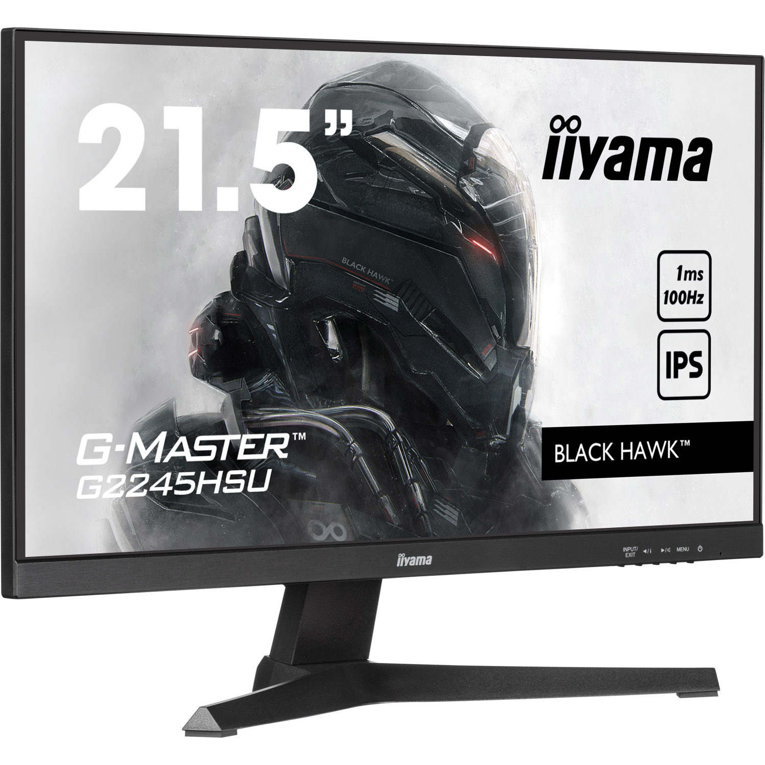 iiyama G2245HSU-B2 Computer Monitors - 21.5 Inches - Black