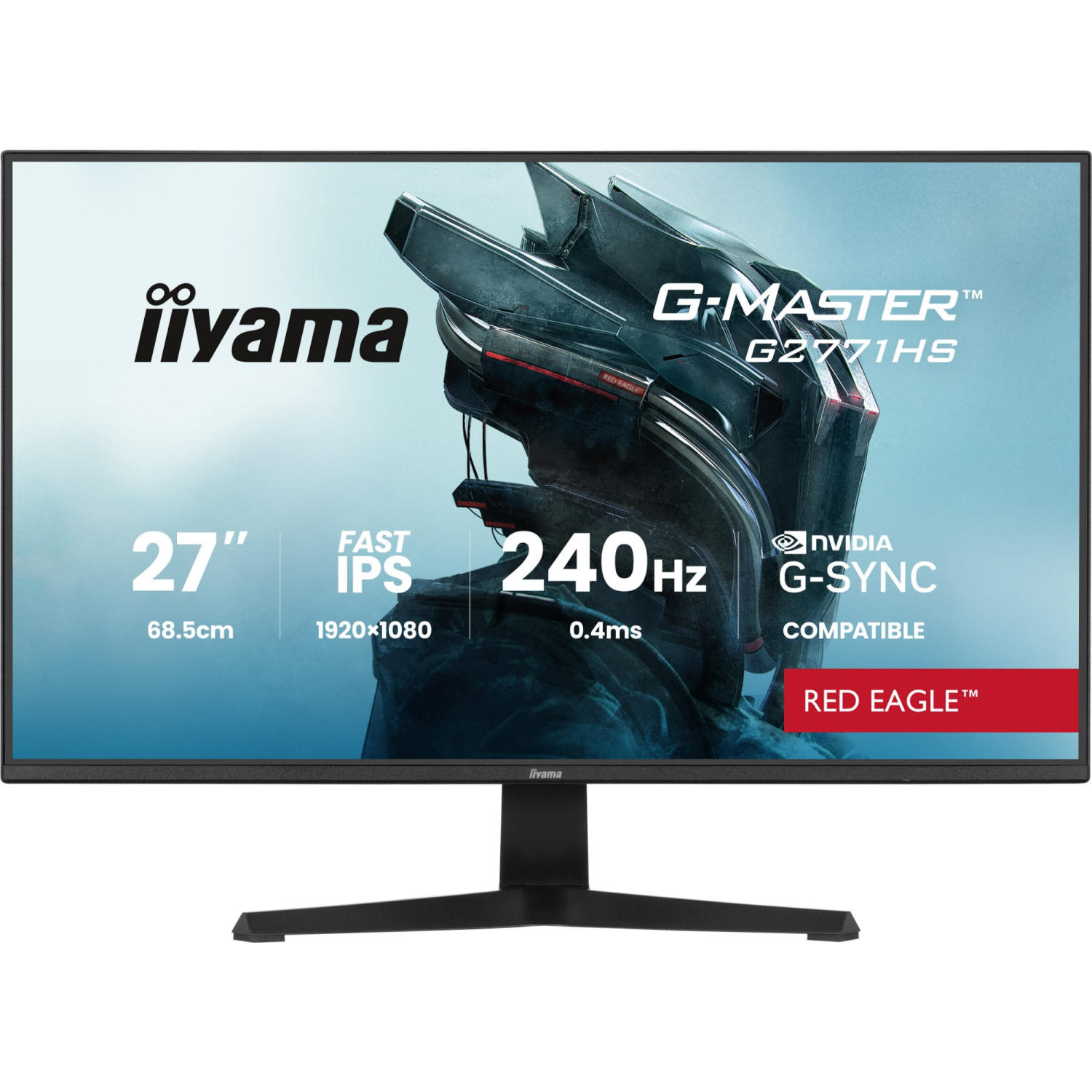 iiyama 240Hz Computer Monitors - 27 Inches - Black