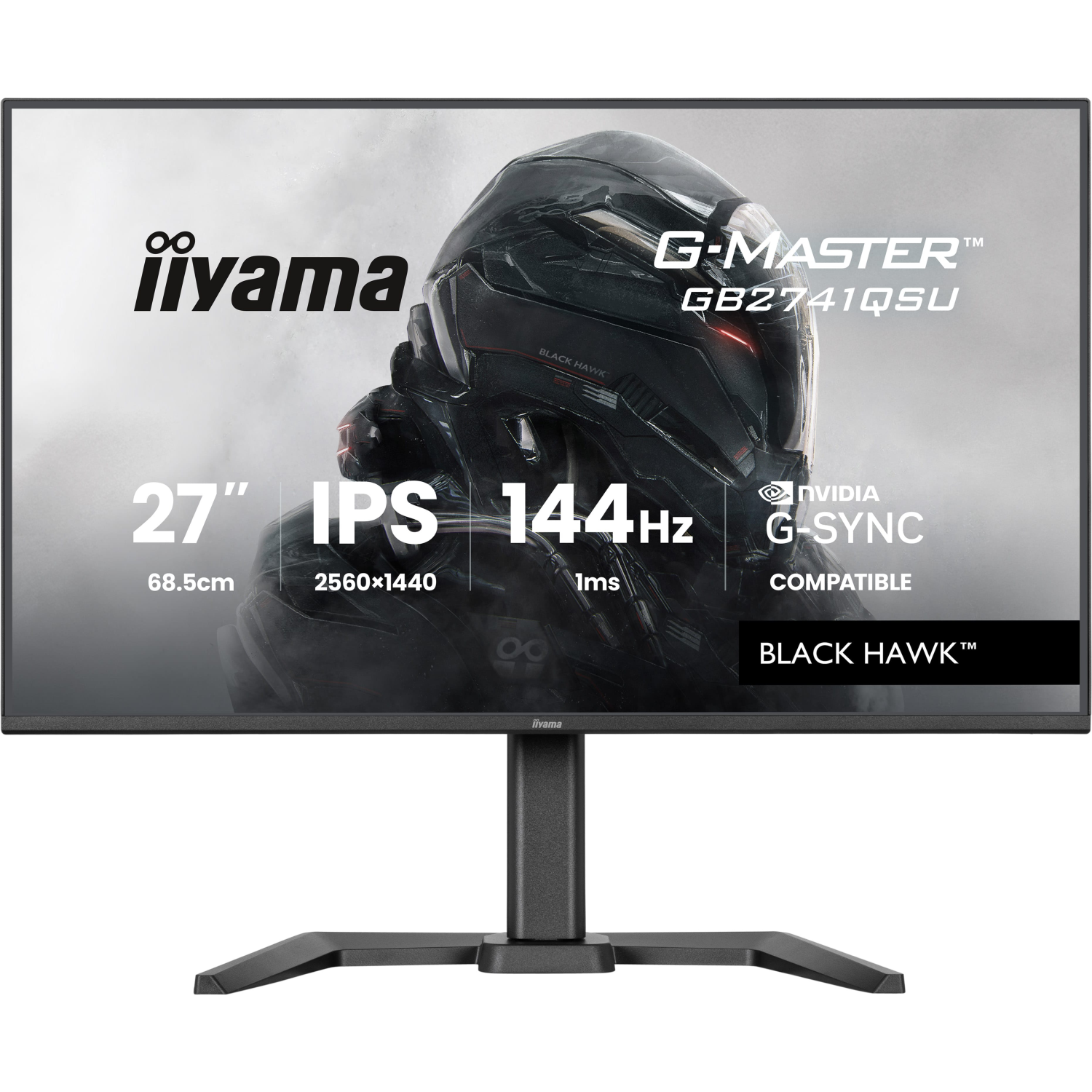 iiyama GB2741QSU Gaming Monitors - 27 Inches - Black