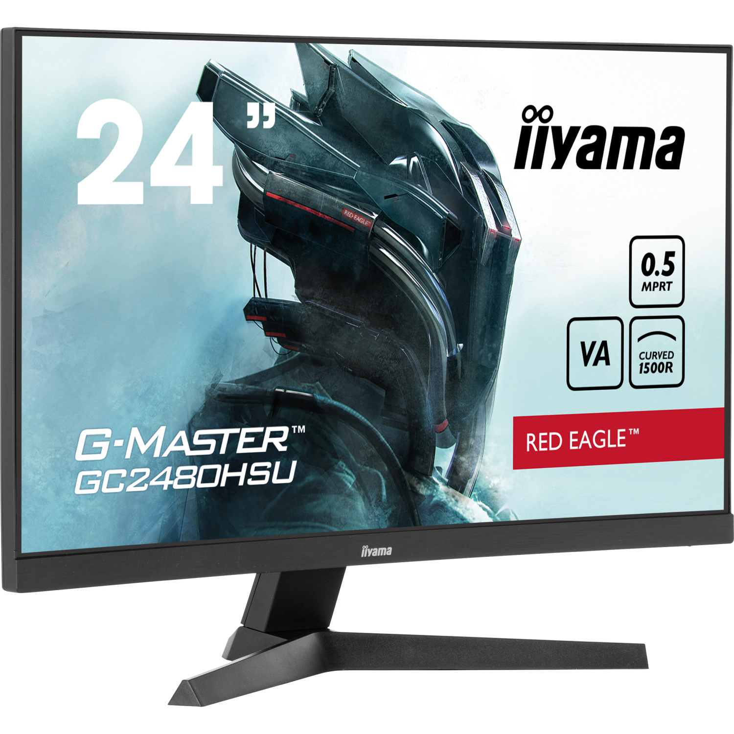iiyama GC2480HSU-B1 Computer Monitors - 23.6 Inches - Black