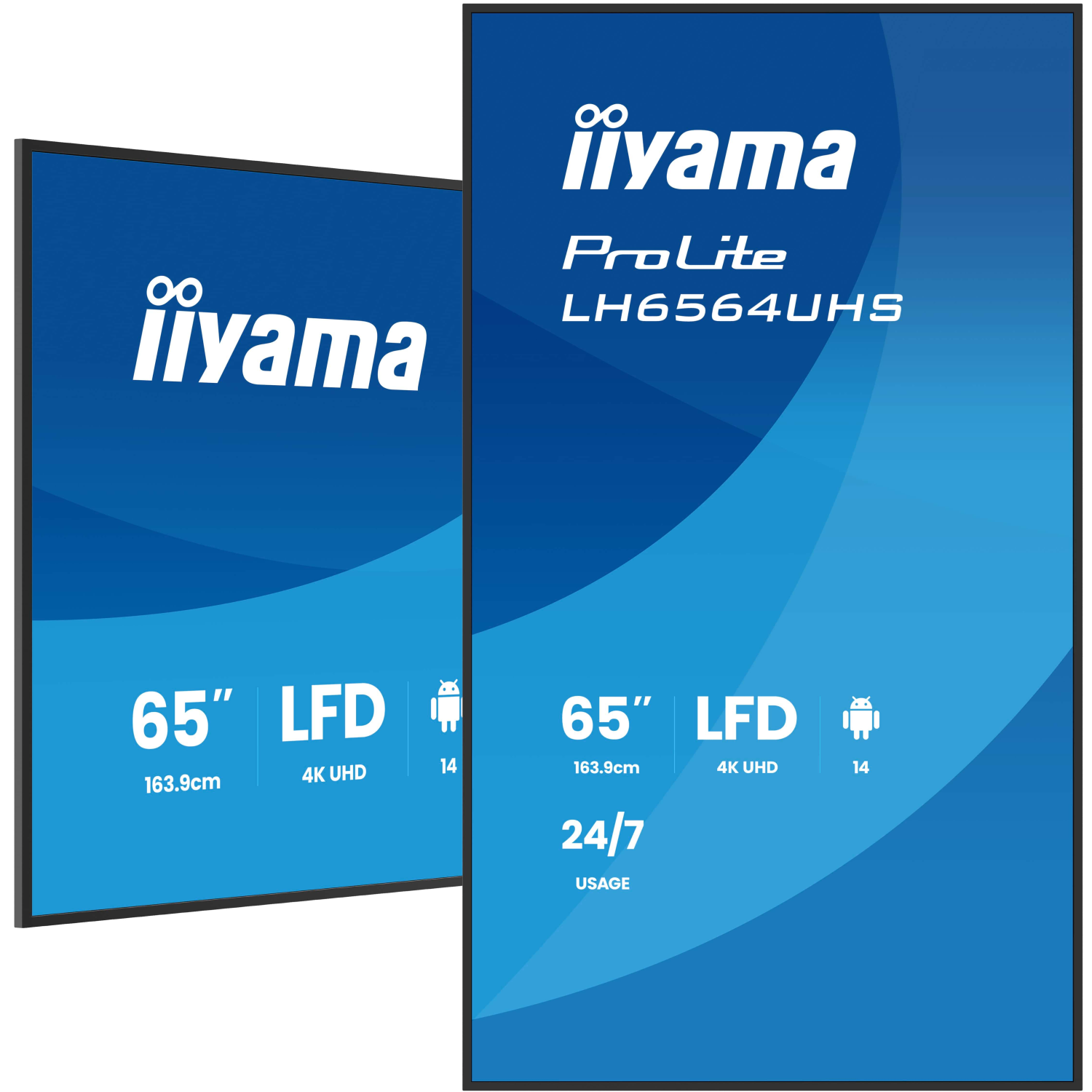 iiyama LH6564UHS-B1AG Signage Displays - 65 Inches - 4GB - Black