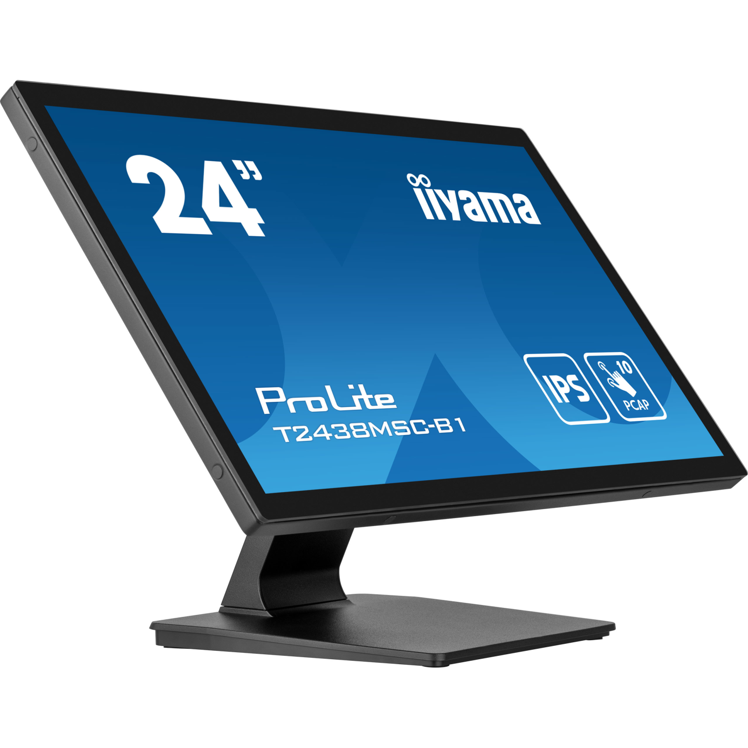 iiyama ProLite computer monitor 60.5 cm (23.8") 1920 x 1080 pixels Full HD LED Touchscreen Black