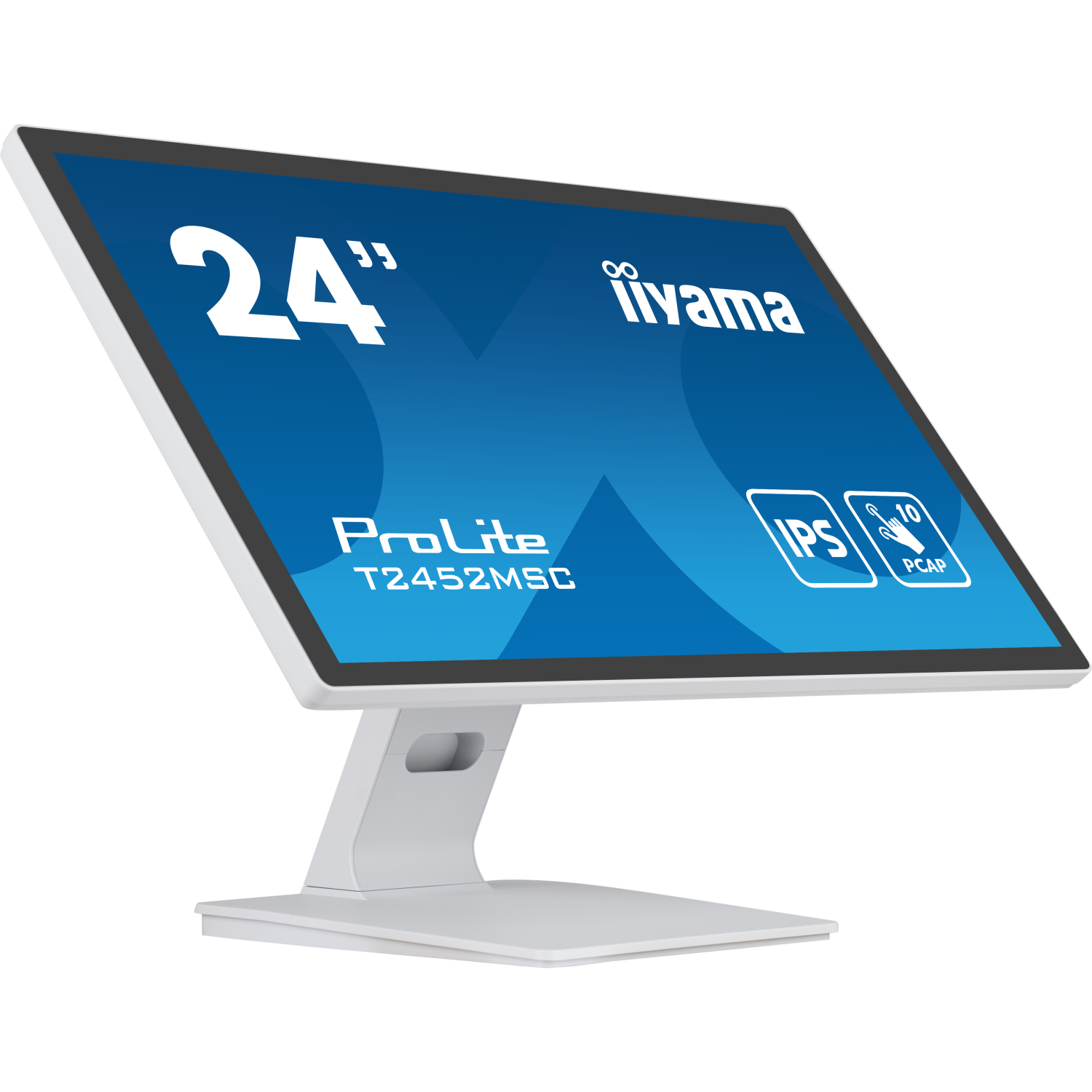 iiyama ProLite computer monitor 60.5 cm (23.8") 1920 x 1080 pixels Full HD LCD Touchscreen Multi-user White
