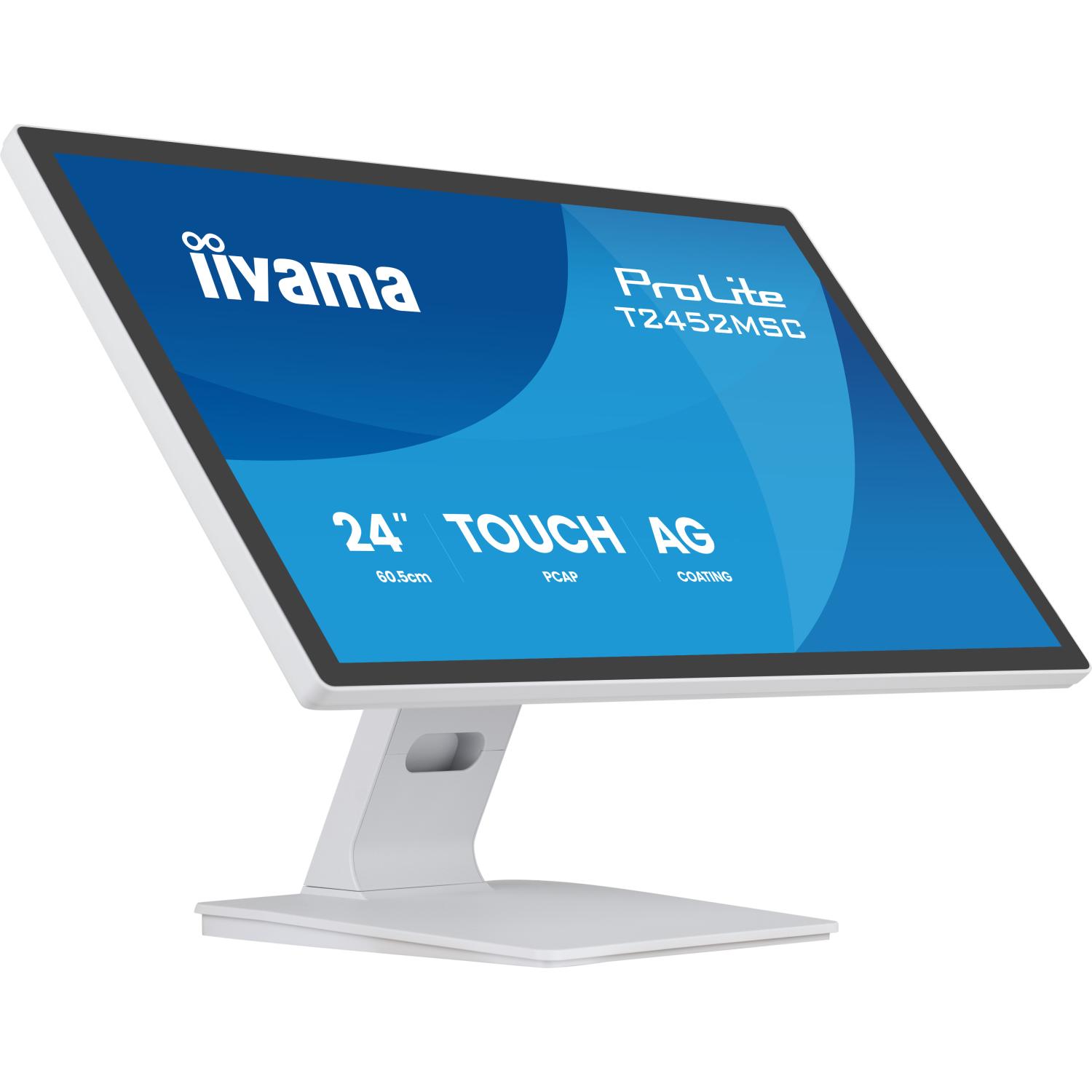 iiyama T2452MSC-W2AG Computer Monitors - 24 Inches - White