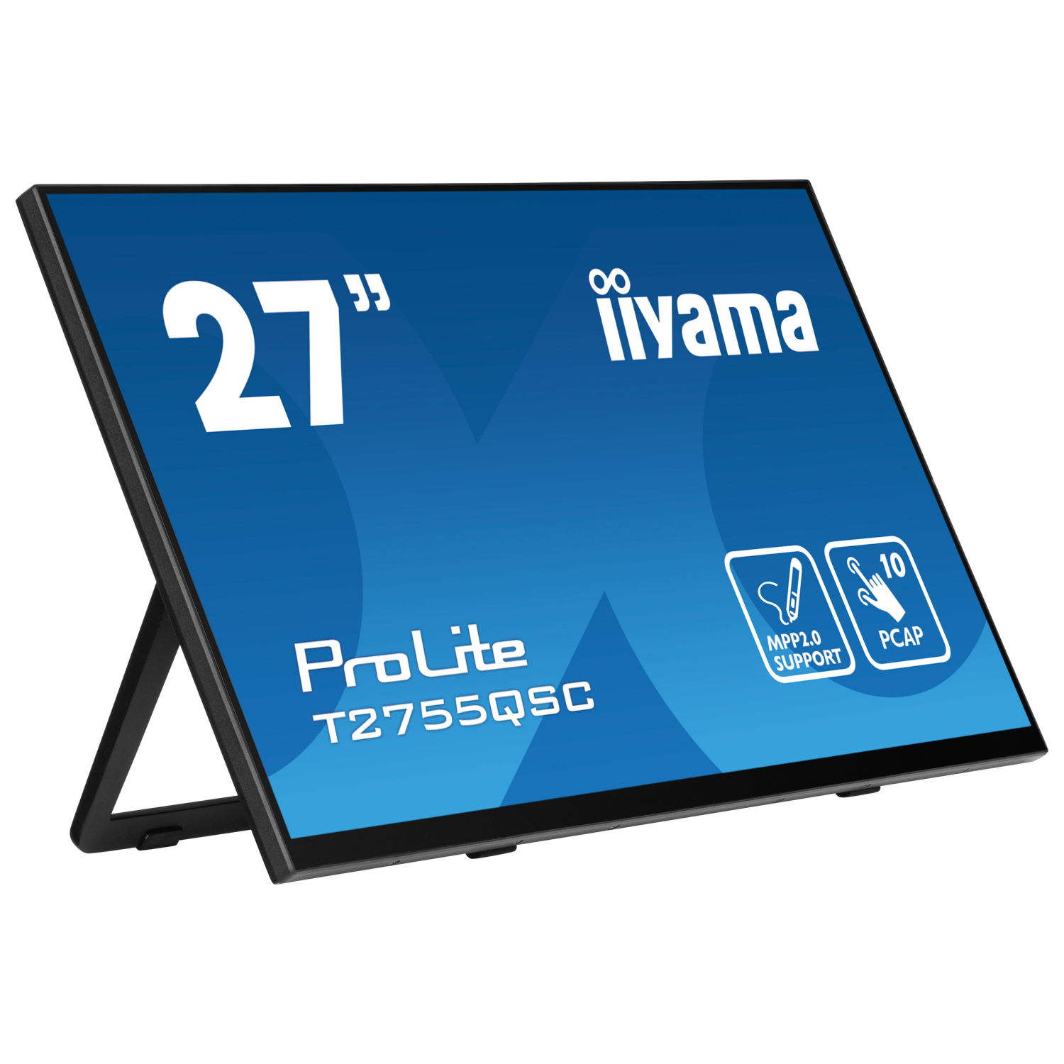 iiyama T2755QSC-B1 Computer Monitors - 27 Inches - Black