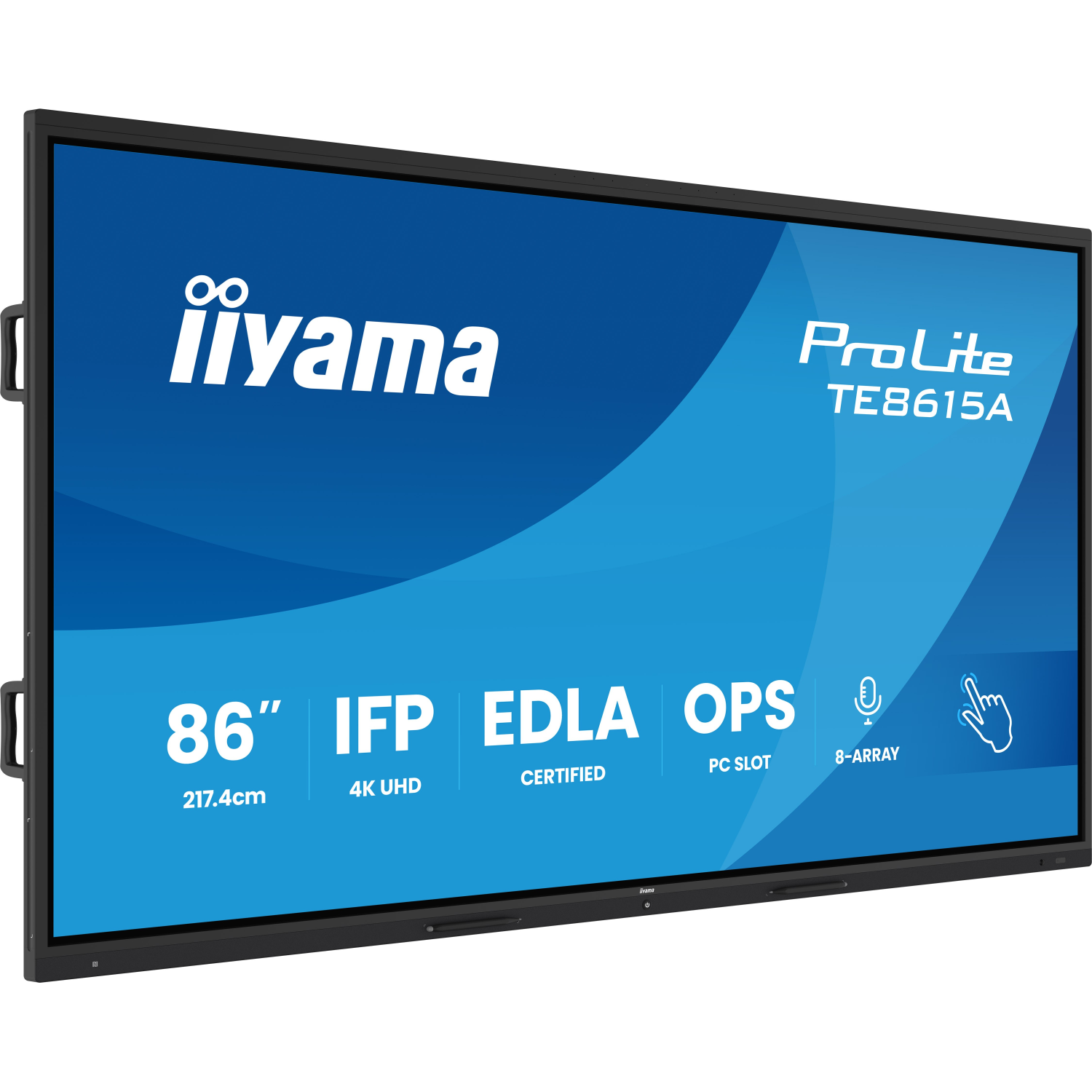 iiyama TE8615A-B2AG Signage Displays - 85.6 Inches - 8GB - Black