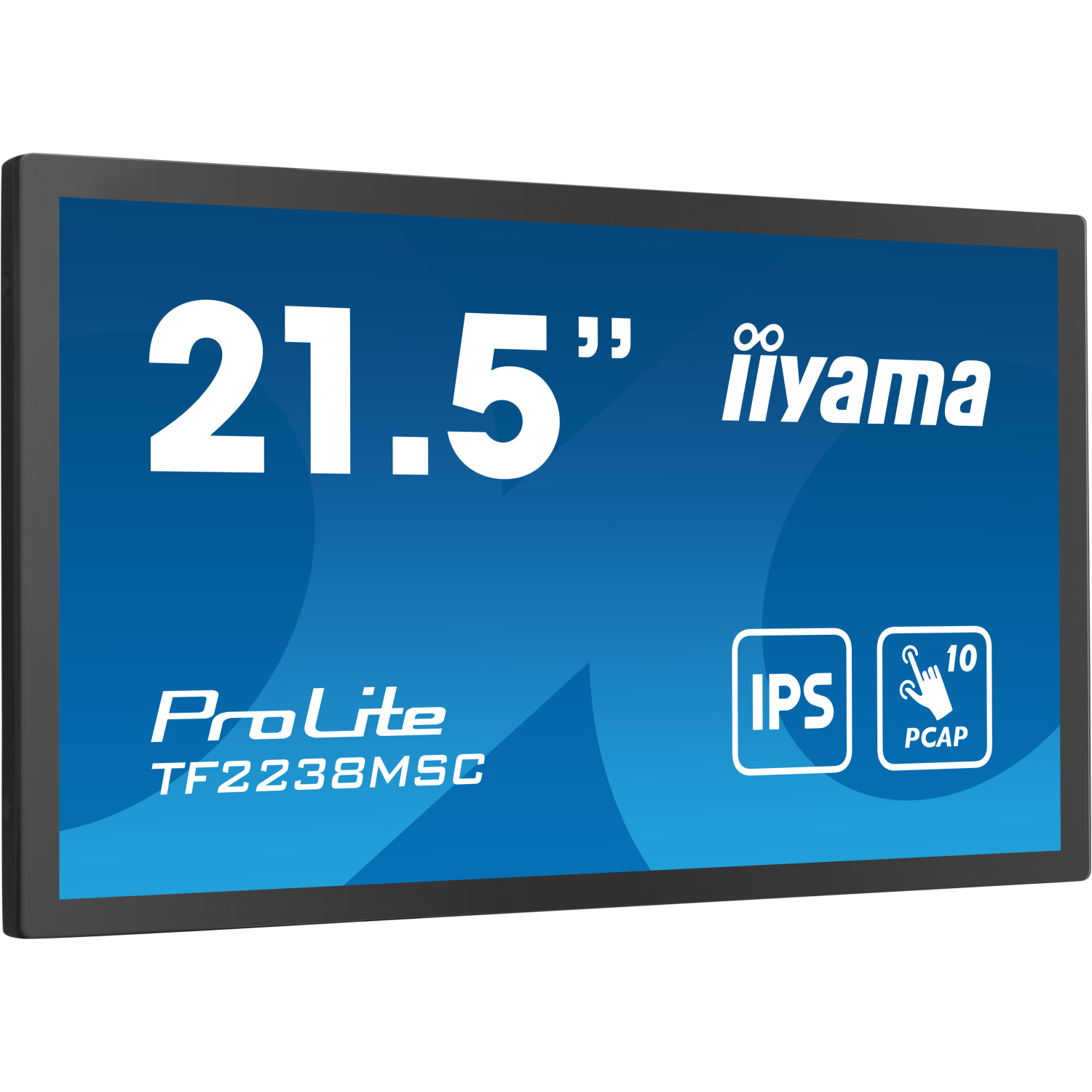 iiyama PROLITE Digital A-board 55.9 cm (22") LED 600 cd/m² Full HD Black Touchscreen