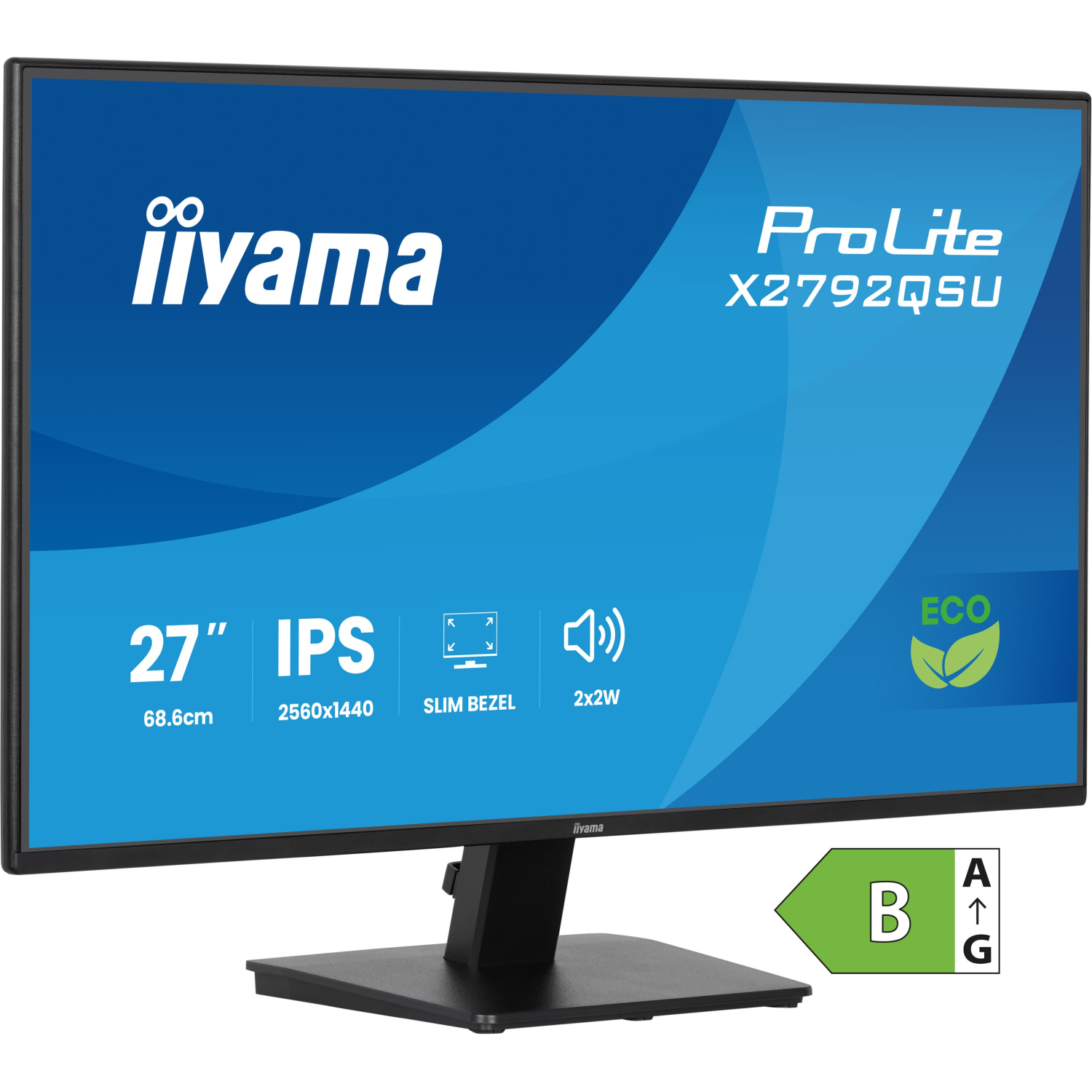 iiyama X2792QSU-B1 Computer Monitors - 27 Inches - Black