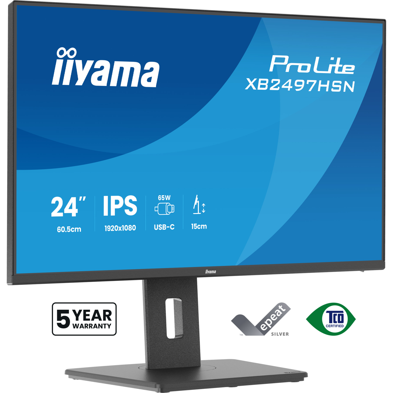 iiyama XB2497HSN-B1 Computer Monitors - 23.8 Inches - Black