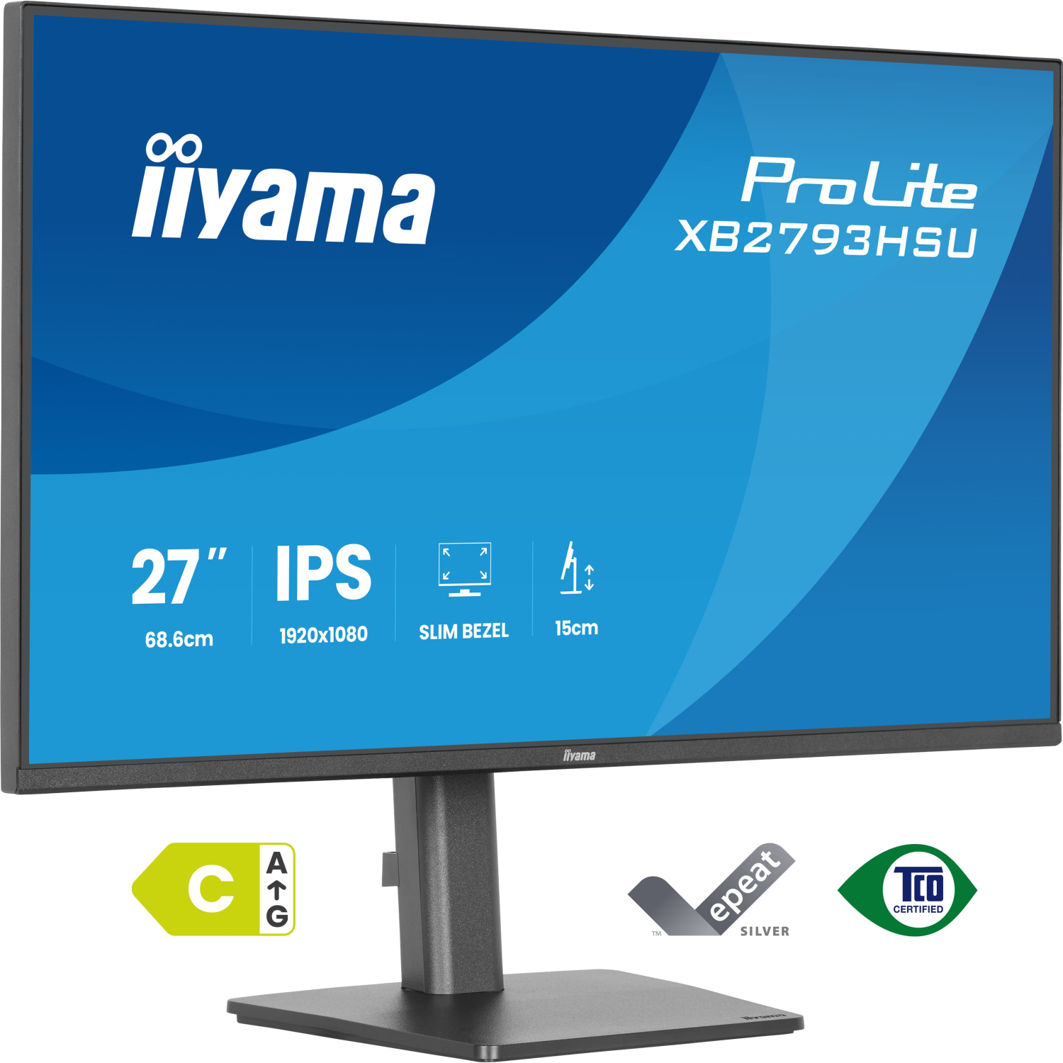 iiyama XB2793HSU-B1 Computer Monitors - 27 Inches - Black