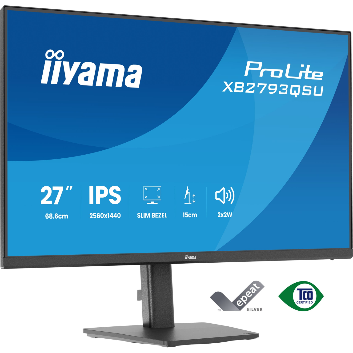 iiyama XB2793QSU-B1 Computer Monitors - 27 Inches - Black