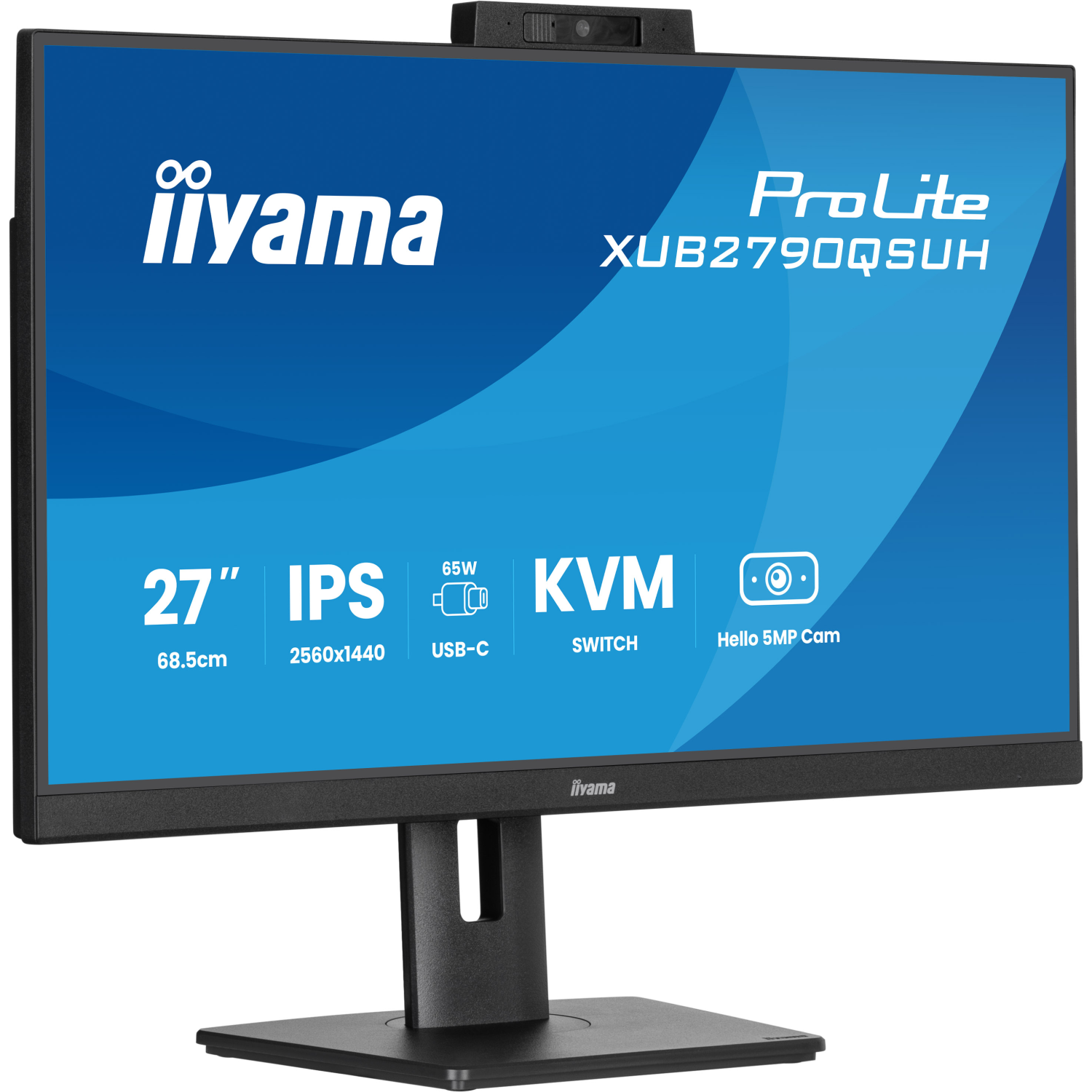 iiyama XUB2790QSUH-B2 Computer Monitors - 27 Inches - Black