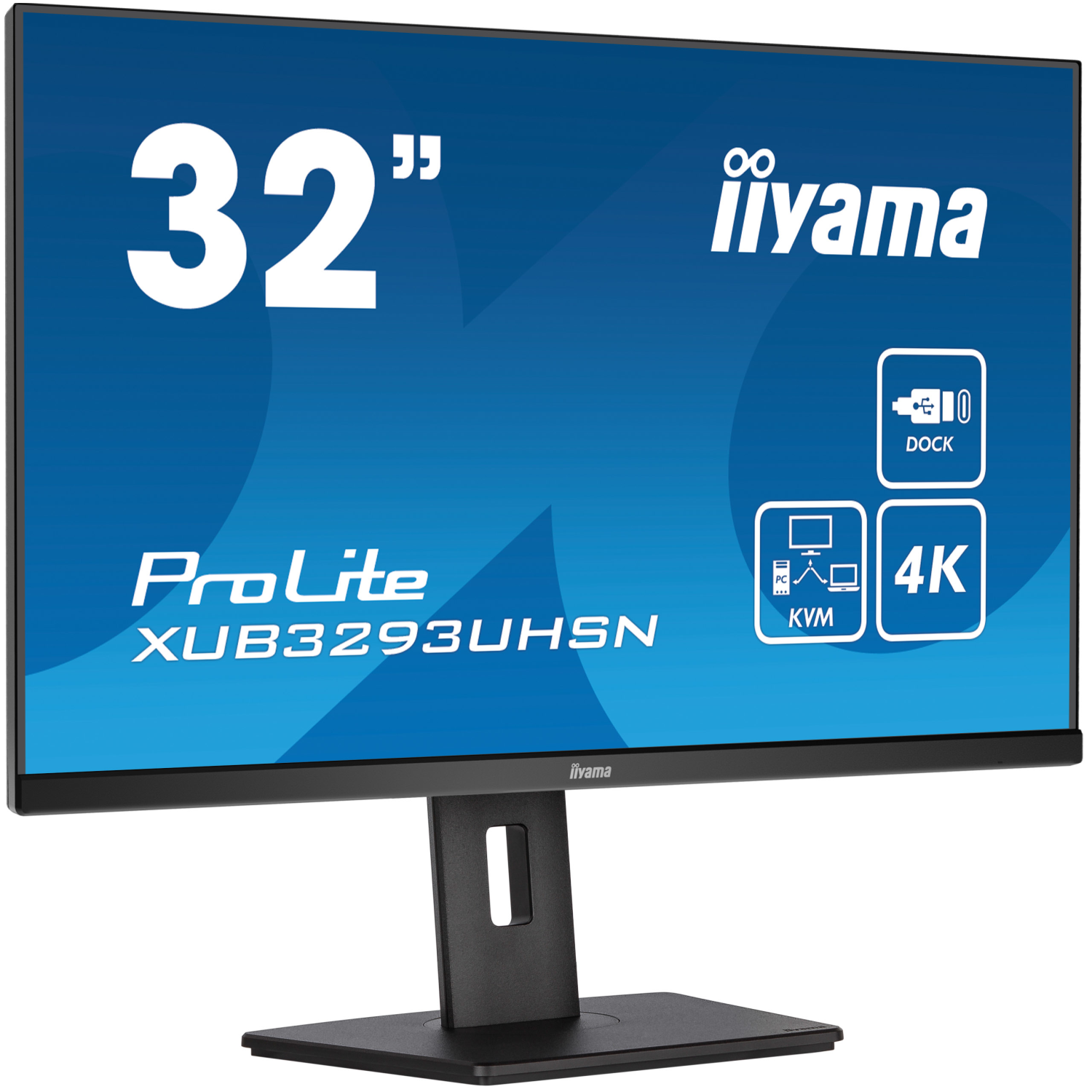 Iiyama XUB3293UHSN-B5 Computer Monitors - 31.5 Inches - Black