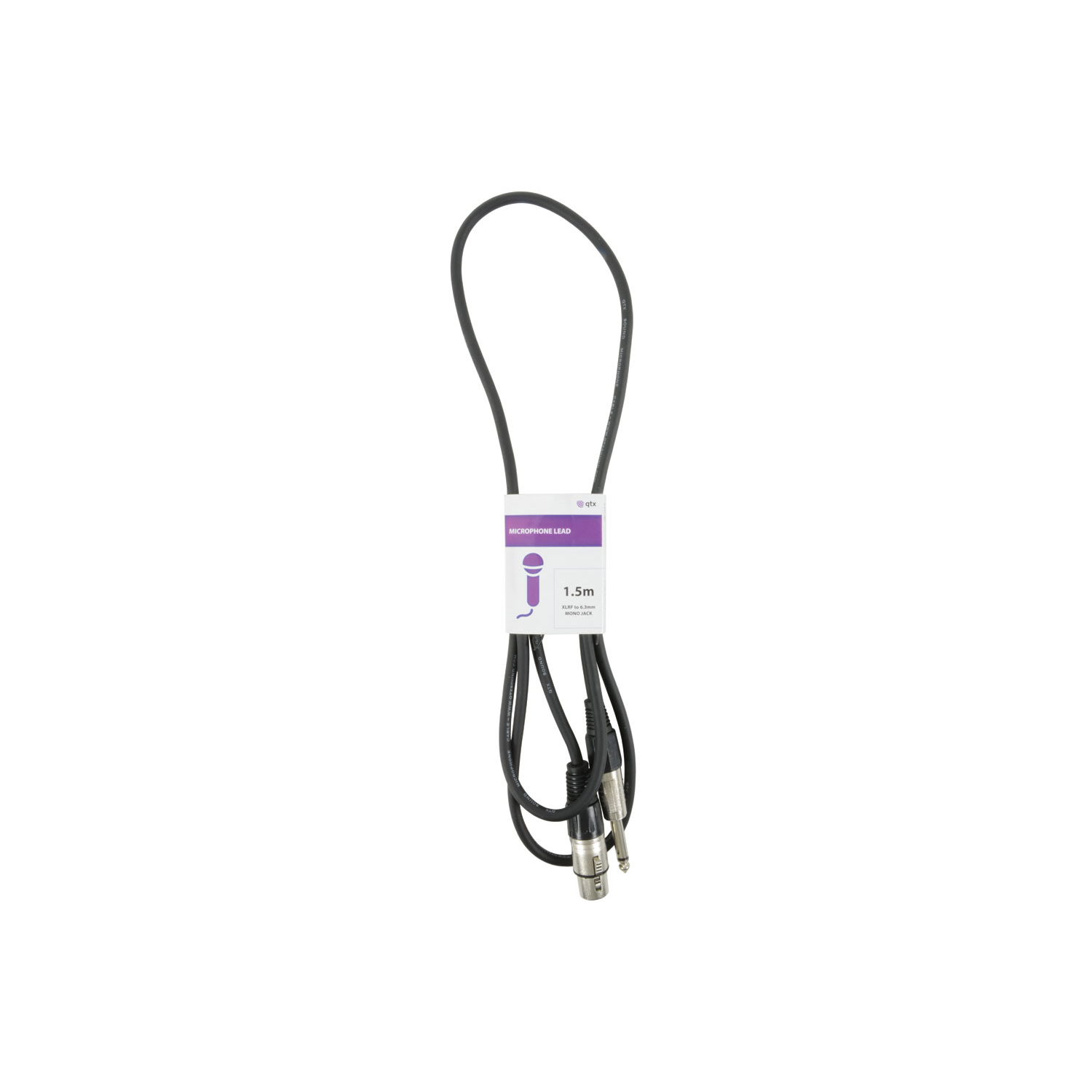 qtx 085UK Audio Cables - Black